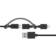 Belkin Micro-USB-Kabel mit Lightning-Connector-Adapter 0,9m- schwarz - Datenkabel