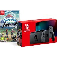 Nintendo Switch – Grey Joy-Con + Pokémon Legends: Arceus - Herná konzola