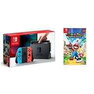 Nintendo Switch - Neon + Mario & Rabbids - Konzol