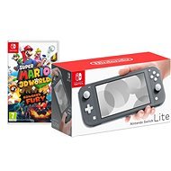 Nintendo Switch Lite – Grey + Super Mario 3D World - Herná konzola
