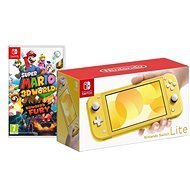 Nintendo Switch Lite – Yellow + Super Mario 3D World - Herná konzola