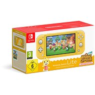 Nintendo Switch Lite - Yellow + Animal Crossing New Horizons - Game Console