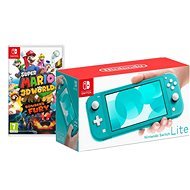 Nintendo Switch Lite - Turquoise + Super Mario 3D World - Game Console
