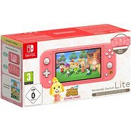 Nintendo Switch Lite - Coral + Animal Crossing New Horizons - Game Console