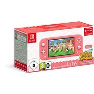 Nintendo Switch Lite - Coral + Animal Crossing + 3M NSO - Game Console