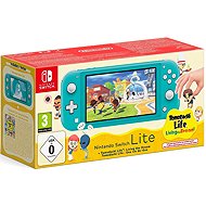 Nintendo Switch Lite - Turquoise + Tomodachi Life: Living The Dream - Game Console