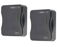 Yakumo Power E-Net RJ45 Start BOX, 2x adaptér pro LAN přes zásuvku 230V, přenosová rychlost 85MBs  - -