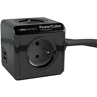 PowerCube Extended USB 3m (Black) - Socket