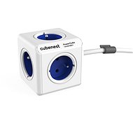Cubenest Powercube Extended, 5x sockets, 1.5 m, white/blue - Extension Cable