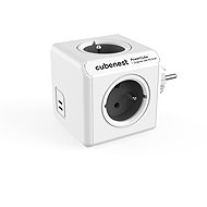 Cubenest Powercube Original USB PD 35W, C+C, 4x socket, white/grey - Socket