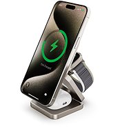 CubeNest Qi2 SQ312 Pro Titanium 3in1 with MagSafe mounting support - Wireless Charger