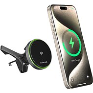 CubeNest Qi2 SQ1C0 wireless charger and car mount with MagSafe support - Phone holder