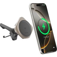 CubeNest Qi2 SQ1C1 with MagSafe mounting support, titanium - Car Charger