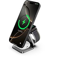 CubeNest Qi2.2 SQ312 Ultra Grey 3in1 - Wireless Charger
