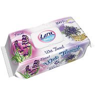 Lara wet wipes 100 pcs clip lavender - Wet Wipes