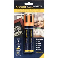 SECURIT Original, set of 2 medium chalk markers, orange - Markers