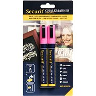 SECURIT Original, set of 2 medium chalk markers, pink - Markers