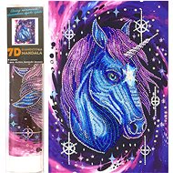 Norimpex 7D Star Unicorn 30 × 40 cm - Diamond Painting