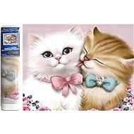 Norimpex Cats in Love 30 × 40 cm - Diamond Painting