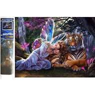 Norimpex Motýlí víla 30 × 40 cm - Diamantové malování