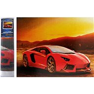 Norimpex Red sports car 30 × 40 cm - Diamond Painting