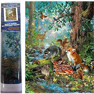 Norimpex Forest animals 30 × 40 cm - Diamond Painting