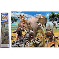 Norimpex Safari selfie 30 × 40 cm - Diamond Painting