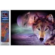 Norimpex Wolf's eye view 30 × 40 cm - Diamond Painting