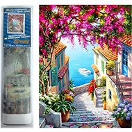 Norimpex Stairs over the sea 30 × 40 cm - Diamond Painting