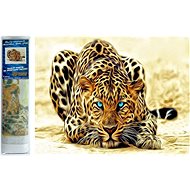 Norimpex Lurking Leopard 30 × 40 cm - Diamond Painting