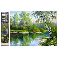 Norimpex Spring landscape 30 × 40 cm - Diamond Painting
