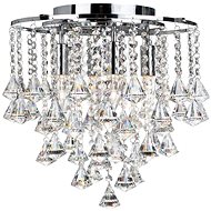 Searchlight - Crystal Ceiling Light DORCHESTR, 4xE14/40W/230V - Ceiling Light