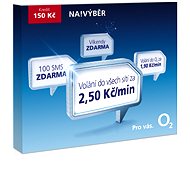  CARD O2 NA! Choice with credit CZK 150  - -