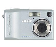 Acer CS-6531, CCD 6 Mpx, 3x zoom, 2.5" LCD, Li-Ion, SD, pouzdro, hliníkové tělo - Digital Camera