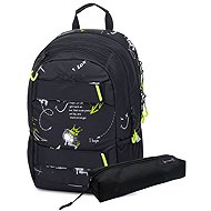 OXYBAG Student backpack + case Oxy Sport Graffiti - Backpack