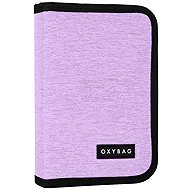 OXYBAG Unicolour 1 tier 2 flaps, unfitted, violet - Pencil Case