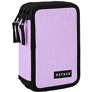 OXYBAG Unicolour 3 tier, violet - Pencil Case
