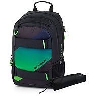 OXYBAG Student backpack + case OXY SPORT Ombre boy - Backpack