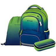 OXYBAG School set 3 pcs OXY NEXT Ombre Green - School Set