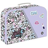 Oxybag Laminated suitcase 34 cm PREMIUM Funny Girl - Small Briefcase