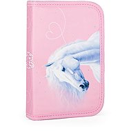 OXYBAG Pencil case 1 size 2 flaps, empty Horse romantic - Pencil Case