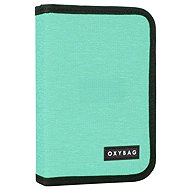 OXYBAG Pencil case 1 size 2 flaps, empty UNIcolour mint - Pencil Case