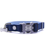 Hugo & Hudson Collar denim, Size S - Dog Collar