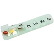 Obzor Weekly dispenser, different colours, CZECH version - Pill Dispenser