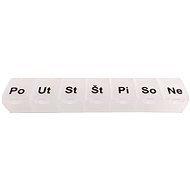 Obzor Weekly dispenser, different colours, SLOVAK version - Pill Dispenser