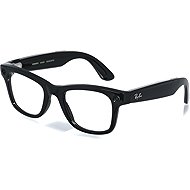 Meta RAY-BAN Meta Wayfarer (Standard) Smart Glasses - Shiny Black, Clear - Smart Glasses