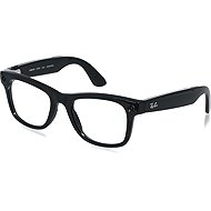 Meta RAY-BAN Meta Wayfarer (Large) Smart Glasses (Gen 2) - Shiny Black, Clear to Graphite Green Tran - Smart Glasses