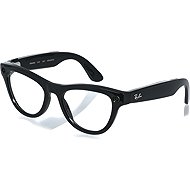Meta RAY-BAN Meta Skyler (Standard) Smart Glasses (Gen 2) - Shiny Black, Clear to Graphite Green Tra - Smart Glasses