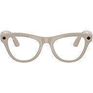 Meta RAY-BAN Meta Skyler (Standard) Smart Glasses - Shiny Chalky Gray, Transitions Sapphire - Smart Glasses