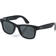 Meta RAY-BAN Meta Wayfarer (Large) Smart Glasses - Shiny Black, G15 Green - Smart Glasses